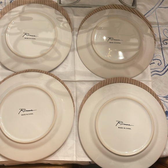 Rosanna “Purple Dessert Plates” New - Picture 7 of 8